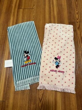 NWT Zara Home Mickey & Minnie Hand Towels